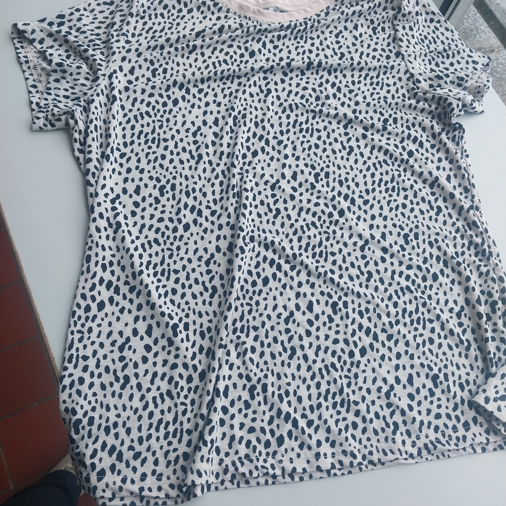 Leopard Print Short Sleeve Tee